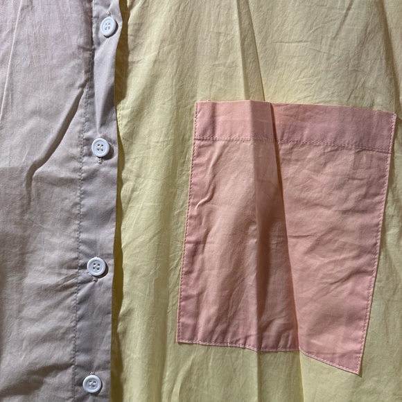 Color block button up - Picture 3 of 3